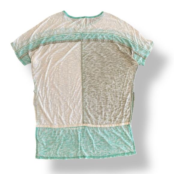 Free People We The Free Charleston Color Block Oversized‎ Tunic Womens Size S - Picture 5 of 9